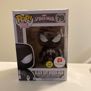 Funko Pop No. 79 Black Suit Spider-Man(Glow In the Dark)